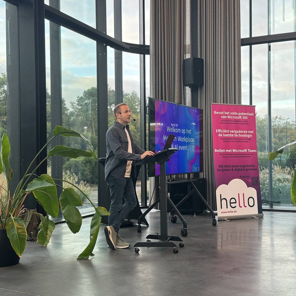 Wrap-up Event: AI & Modern Workplace in de Kempen - Keynote Hello | Hello.be